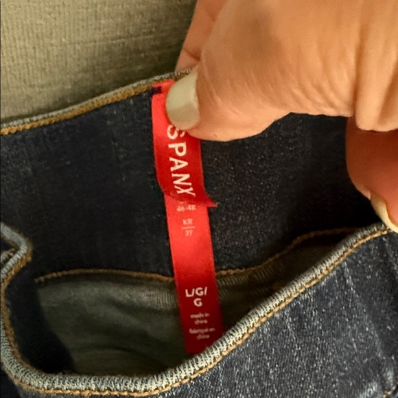 SPANX Indigo Flare & Wide Leg Jeans - Picture 3 of 9